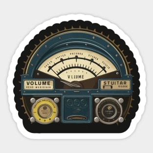 Volume VU Meter V Sticker